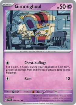 2024 Pokemon Scarlet and Violet-Paldean Fates #PAF044-091 Gimmighoul