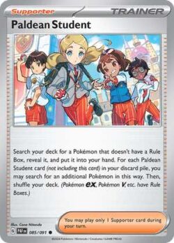 2024 Pokemon Scarlet and Violet-Paldean Fates #PAF085-091 Paldean Student