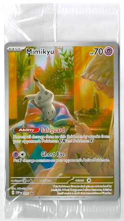 2024 Pokemon Scarlet and Violet-Paldean Fates #SVP-075 Illustration Rare Mimikyu Promo-Sealed