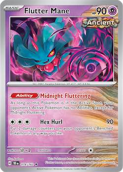 2024 Pokemon Scarlet and Violet-Temporal Forces #TEF078-162 Flutter Mane