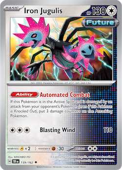 2024 Pokemon Scarlet and Violet-Temporal Forces #TEF139-162 Iron Jugulis