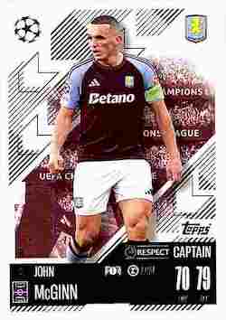 2024-25 Topps Match Attax UCC #006 John McGinn