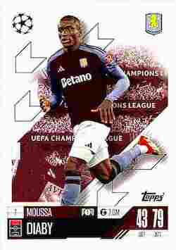 2024-25 Topps Match Attax UCC #007 Moussa Diaby