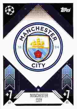 2024-25 Topps Match Attax UCC #010 Manchester City Team Badge