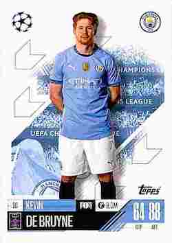 2024-25 Topps Match Attax UCC #020 Kevin De Bruyne