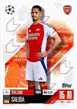 2024-25 Topps Match Attax UCC #031 William Saliba