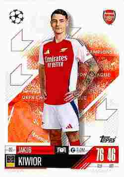 2024-25 Topps Match Attax UCC #032 Jakub Kiwior