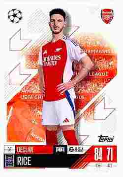 2024-25 Topps Match Attax UCC #038 Declan Rice