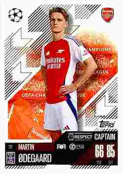 2024-25 Topps Match Attax UCC #039 Martin Ødegaard