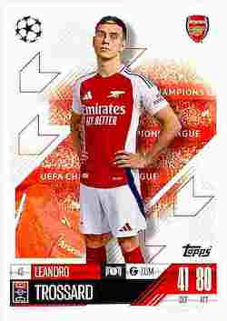 2024-25 Topps Match Attax UCC #042 Leandro Trossard