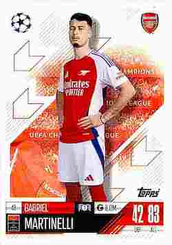 2024-25 Topps Match Attax UCC #043 Gabriel Martinelli