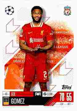 2024-25 Topps Match Attax UCC #049 Joe Gomez