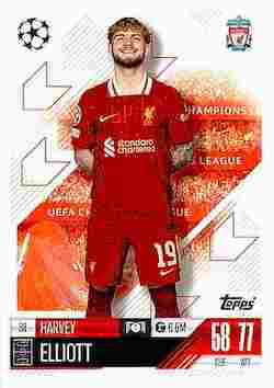 2024-25 Topps Match Attax UCC #058 Harvey Elliott