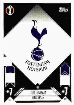 2024-25 Topps Match Attax UCC #064 Tottenham Hotspur Team Badge