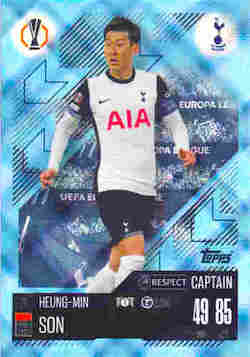 2024-25 Topps Match Attax UCC #077 Blue Crystal Heung-Min Son