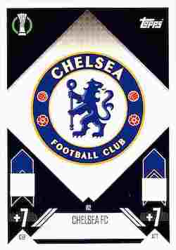 2024-25 Topps Match Attax UCC #082 Chelsea Team Badge