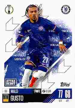 2024-25 Topps Match Attax UCC #090 Malo Gusto