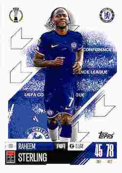 2024-25 Topps Match Attax UCC #096 Raheem Sterling