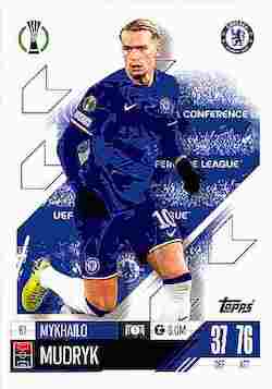 2024-25 Topps Match Attax UCC #097 Mykhailo Mudryk