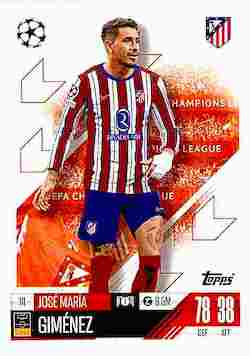 2024-25 Topps Match Attax UCC #111 José María Giménez