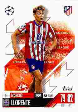 2024-25 Topps Match Attax UCC #114 Marcos Llorente