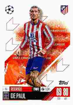 2024-25 Topps Match Attax UCC #115 Rodrigo de Paul