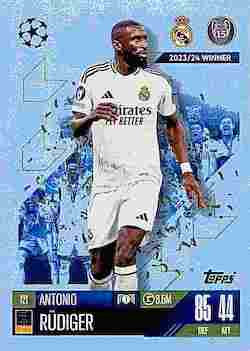 2024-25 Topps Match Attax UCC #121 Antonio Rüdiger