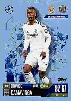 2024-25 Topps Match Attax UCC #126 Eduardo Camavinga