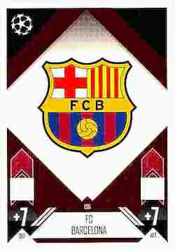 2024-25 Topps Match Attax UCC #136 Barcelona Team Badge