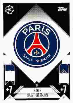 2024-25 Topps Match Attax UCC #154 Paris Saint-Germain Team Badge