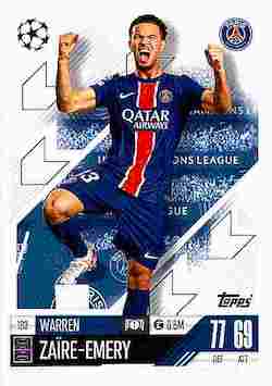 2024-25 Topps Match Attax UCC #163 Warren Zaïre-Emery