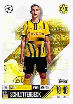 2024-25 Topps Match Attax UCC #183 Nico Schlotterbeck