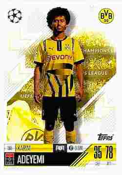 2024-25 Topps Match Attax UCC #188 Karim Adeyemi