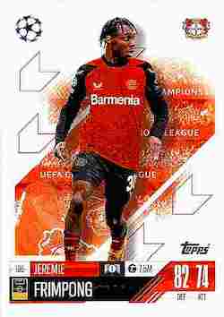 2024-25 Topps Match Attax UCC #196 Jeremie Frimpong