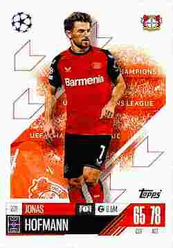 2024-25 Topps Match Attax UCC #201 Jonas Hofmann