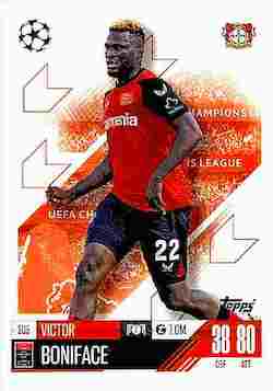 2024-25 Topps Match Attax UCC #205 Victor Boniface