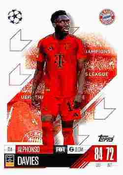 2024-25 Topps Match Attax UCC #214 Alphonso Davies