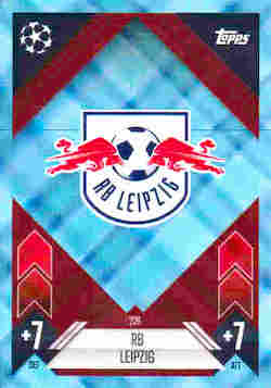 2024-25 Topps Match Attax UCC #226 Blue Crystal RB Leipzig Team Badge