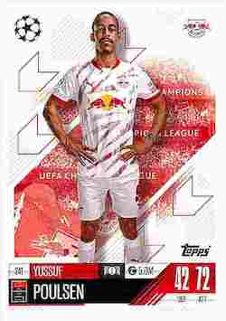 2024-25 Topps Match Attax UCC #241 Yussuf Poulsen