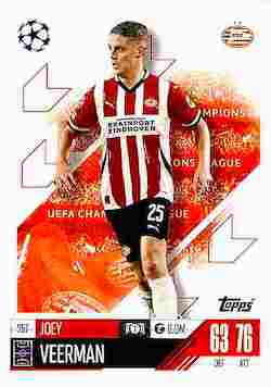 2024-25 Topps Match Attax UCC #257 Joey Veerman