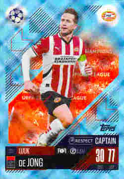 2024-25 Topps Match Attax UCC #261 Blue Crystal Luuk de Jong