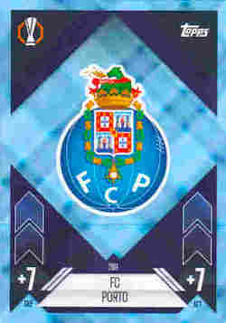 2024-25 Topps Match Attax UCC #289 Blue Crystal FC Porto Team Badge