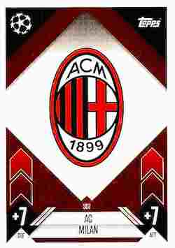 2024-25 Topps Match Attax UCC #307 AC Milan Team Badge