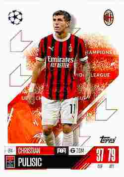 2024-25 Topps Match Attax UCC #314 Christian Pulisic