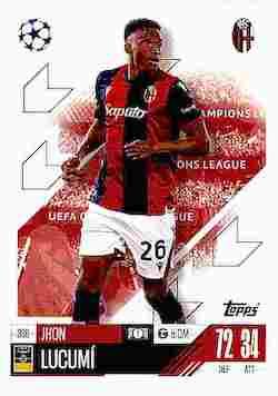 2024-25 Topps Match Attax UCC #336 Jhon Lucumi