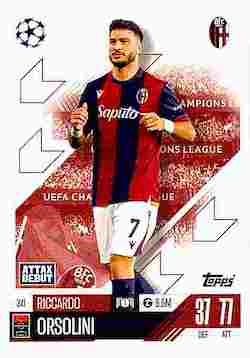 2024-25 Topps Match Attax UCC #341 Riccardo Orsolini