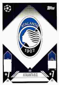 2024-25 Topps Match Attax UCC #343 Atalanta Team Badge