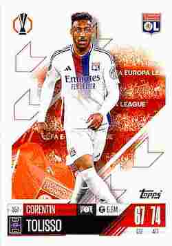 2024-25 Topps Match Attax UCC #357 Corentin Tolisso