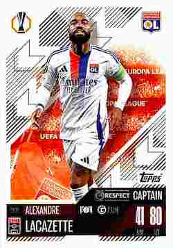 2024-25 Topps Match Attax UCC #360 Alexandre Lacazette