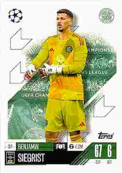 2024-25 Topps Match Attax UCC #371 Benjamin Siegrist